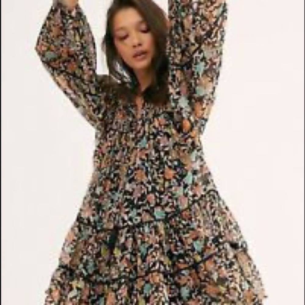 Free People Free Swinging Mini Dress